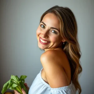 Diet Health Woman. Dental Health Tips
