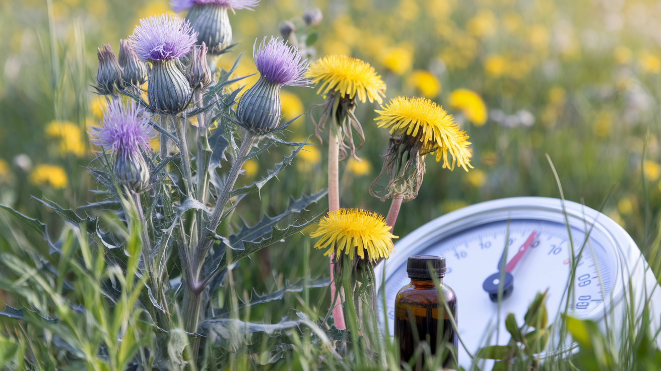 Benefits of milk thistle and dandelion