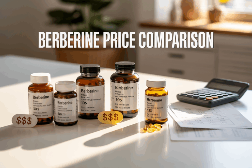 Berberine price comparison cheapest options